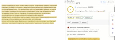 GPTZero test 1