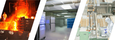 日本エクスレディアのLED照明が耐えてきた、高温、低温、または35日連続稼働の工場環境イメージ画像。