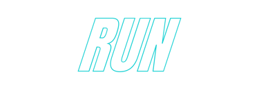 run title written in blue