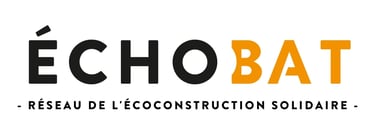 ÉCHOBAT logo for the French sustainable construction network specializing in eco-building.