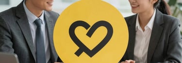 A warm handshake between a patient and a medical facilitator in a modern clinic setting.