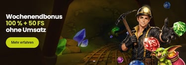 Twindor Casino – Wochenendbonus: 100 % + 50 Freispiele ohne Umsatzbedingungen