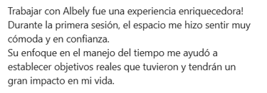 Testimonio de un cliente satisfecho