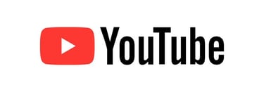 a youtuber logo with the youtube logo
