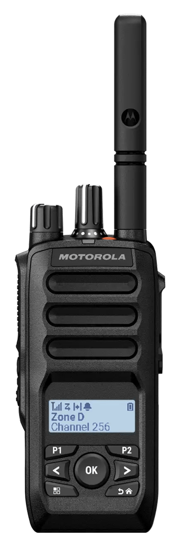 Radio Mototrbo R5 con pantalla de Motorola