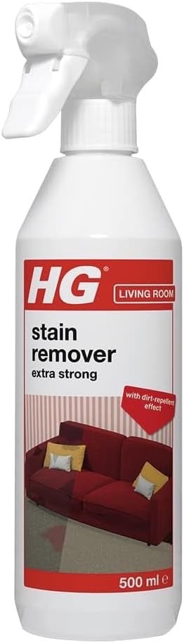 a spray bottle of stain removeer