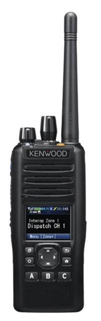 Radio Kenwood NXDN con pantalla de la serie NX-5000