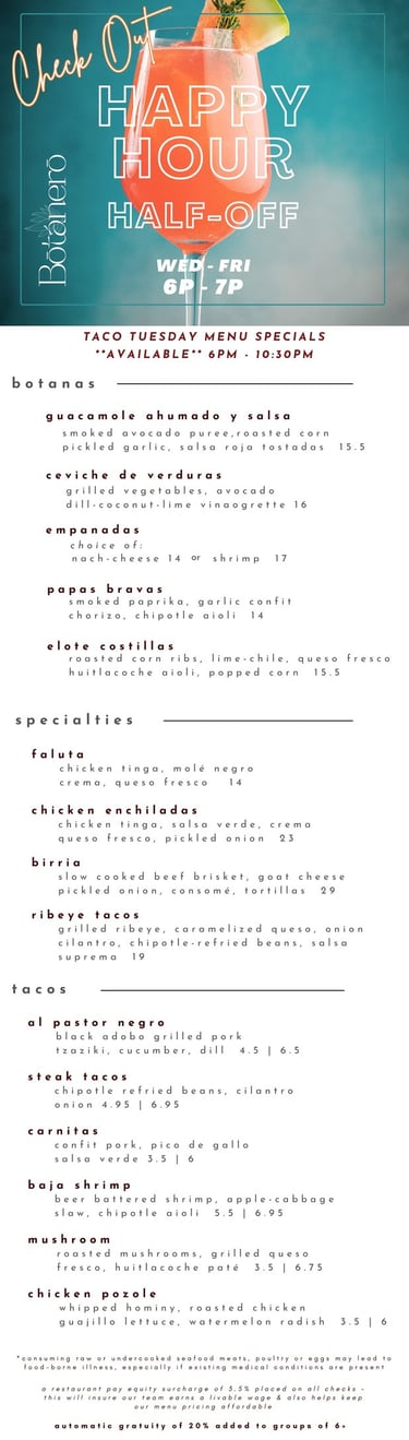 TACO TUESDAY - HAPPY HOUR