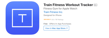 a fitness tracker app for the apple watch