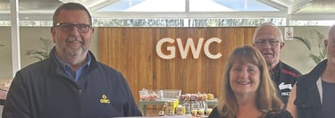 Food Bank volunteers and GWC manager