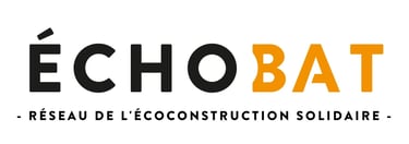 ÉCHOBAT logo for the French sustainable construction network specializing in eco-building.