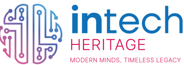 intech Heritage logo representing software development, SaaS products, AI systems and business solutions