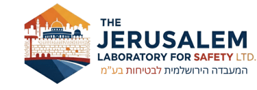 Banner: The Jerusalem Laboratory for Safety Ltd. Logo shows Jerusalem skyline over a lab