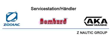 Drei Logos von Partnerunternehmen