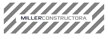 a logo for miller construction