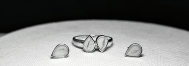 anillo y pendientes leche materna
