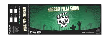 Horror Film Show cinema ticket