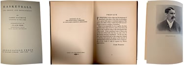 Rare vintage James Naismith Basketball Book Highly sought after