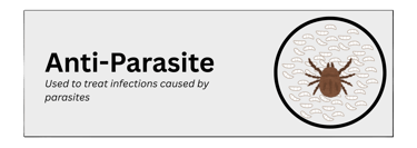 anti-parasite pharmaceutical product type