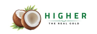 Higher desiccated coconut powder logo