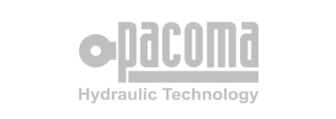 Pacoma logo in grey