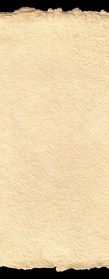 Vintage handmade paper with deckled torn edges and a textured cream surface on a black background.