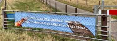 Een spandoek van het HavenVIStijn