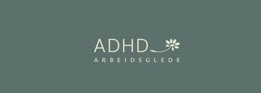 Logo-presentasjon for Visuell identitets eksempel – ADHD 