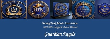 The Guardian Angels of Honky Tonk Music Association Inaugural Founders are Patsty Cline, Hawkshaw Ha