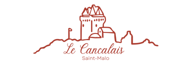 Logo de notre Bar brasserie vue mer à saint-malo "le Cancalais " représentation de la Tour Solidor
