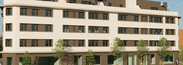 Residencial Abastos calle Móstoles 21 y 23 en Fuenlabrada