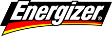 Official Energizer logo with black italicized text over red and yellow stripes.