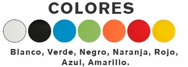 COLORE SILLAS PLASTICO NEON