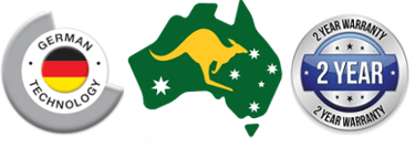 German and Australian design and engineering, and two-year warranty