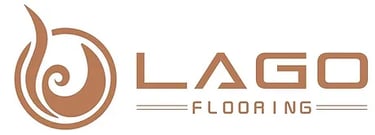 a logo for a flooring company, Lago flooring