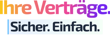 a colorful logo for three different types of sticker