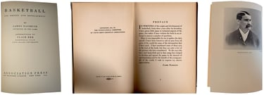 Rare vintage James Naismith Basketball Book Highly sought after