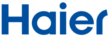 Official blue Haier logo for home appliances and consumer electronics.