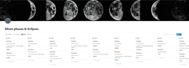 moon cycles