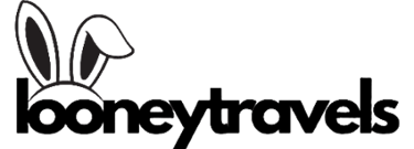 a black and white logo with a rabbit on it