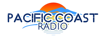 a radio station with the words pacific coast radio
