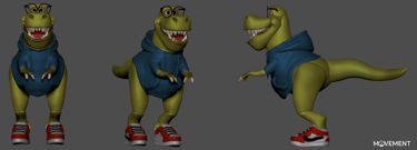 mascote 3D personagem 3D