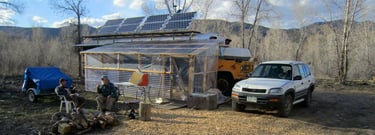 post-apocalyptic off the grid make-shift housing