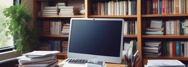 woman in black top using Surface laptop