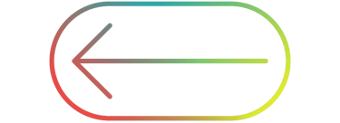 a rainbow colored arrow pointing to the left side of a button