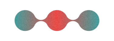 a pair of two circles of circles of different colors