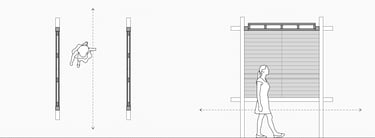 A floor plan and elevation of a wood pavilion