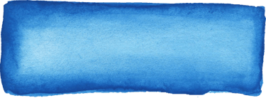 A blue painted water color strip holding text