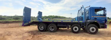 Rigid Flatbed Truck Body suitable for North India road conditions.