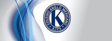 Banner del Colegio Anglo Mexicano KIPS en Valle Dorado Tlalnepantla.